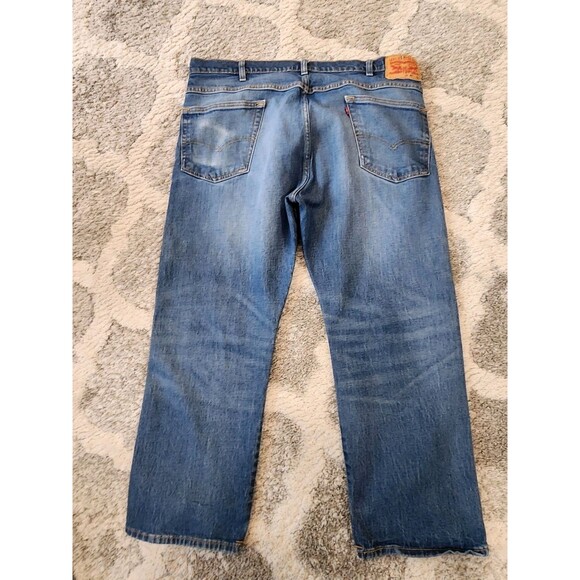 Levi's Relaxed Straight Leg Jeans Men's Size 40x29 Blue Denim High Rise Loose - Picture 8 of 10